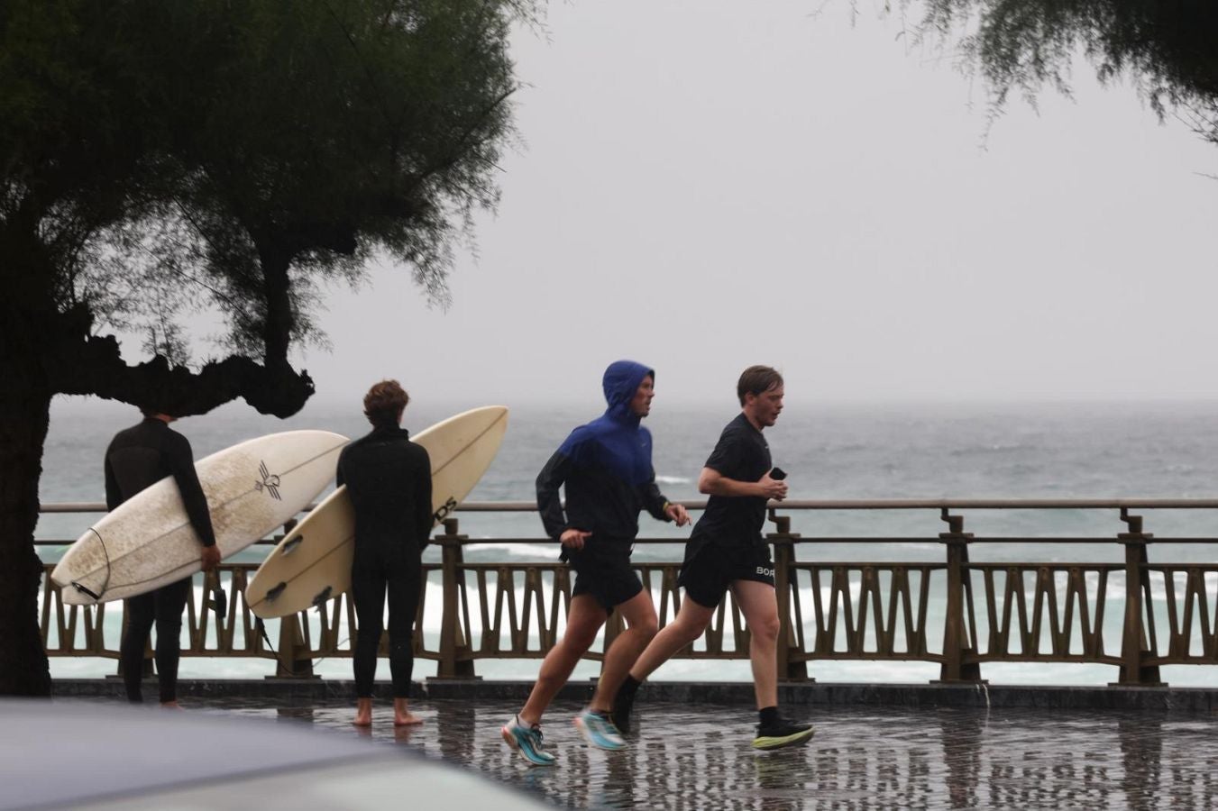 Del sol al temporal en pocas horas