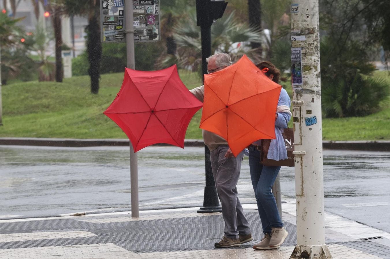 Del sol al temporal en pocas horas