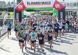 Más de 1.400 personas participaron en las tres citas de la Beñat Elzo Mendi Lasterketa el año pasado.