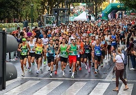 La Media Maratón de San Sebastián acaba de comenzar este domingo.
