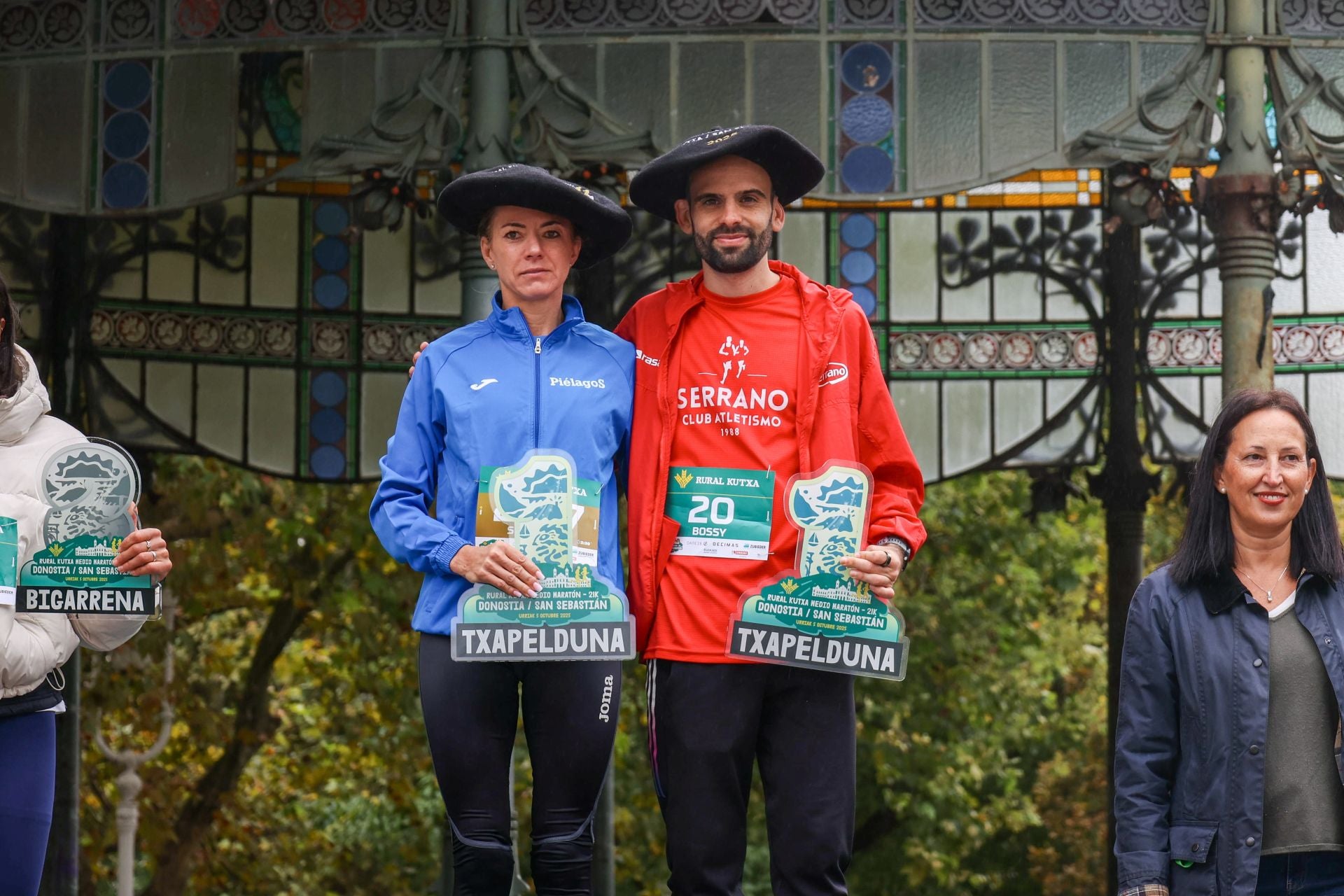 Irene Pelayo y Artur Bossy ganan el Medio Maratón de Donostia