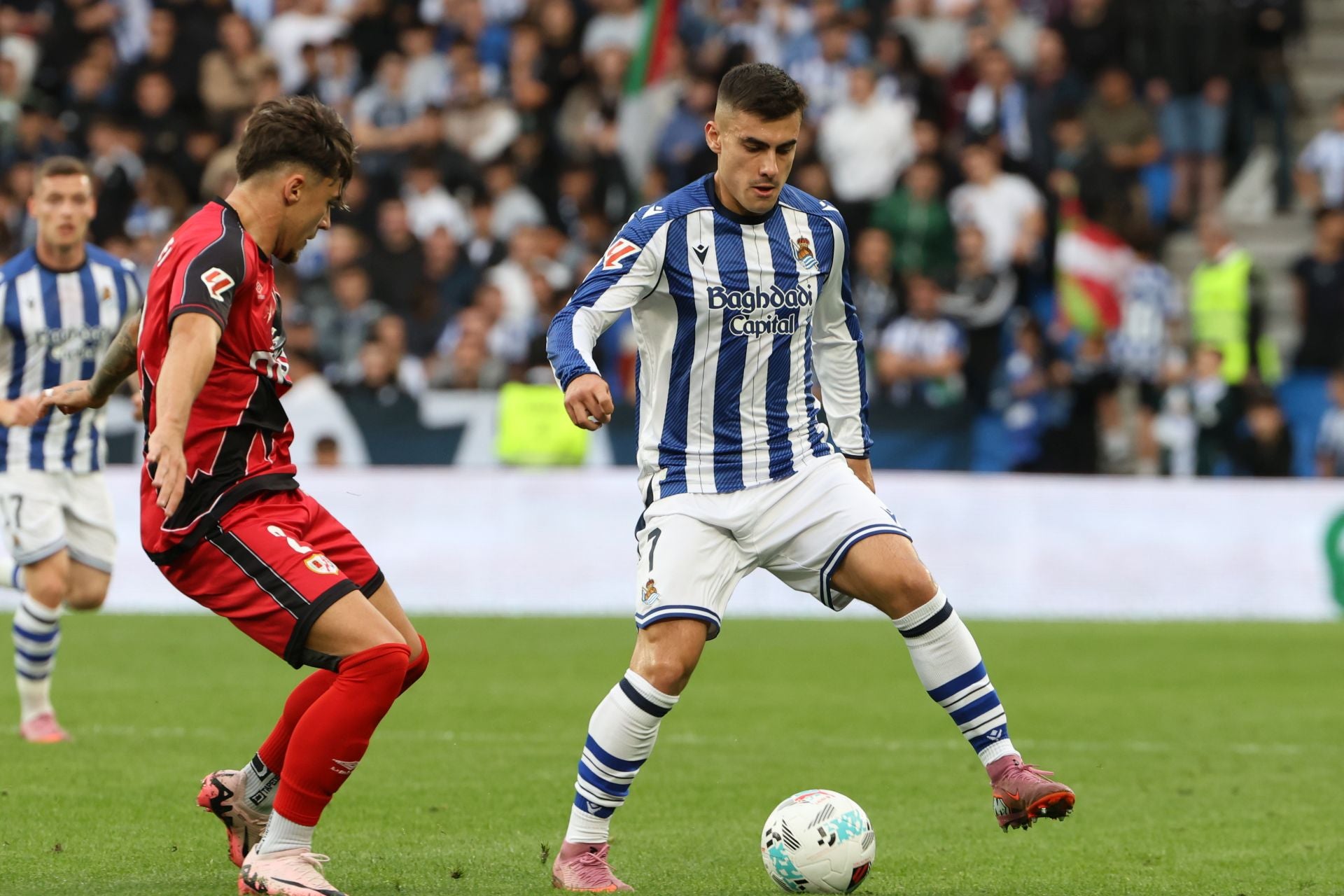 Las mejores imágenes del encuentro entre la Real Sociedad y el Rayo Vallecano