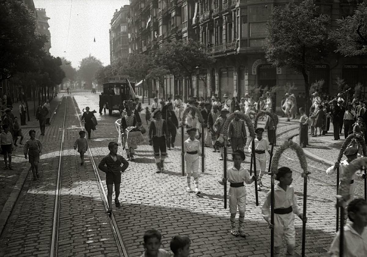 Esquina de Urbieta con Moraza, cerca del lugar del intento de hurto y la carrera.
