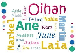 Los nombre más populares de los niños vascos: Ane mantiene su reinado y aparece Oihan