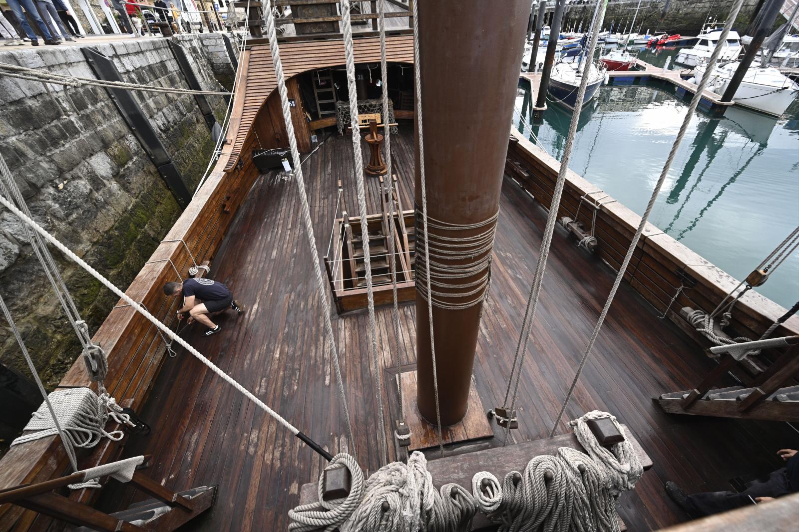 La Nao Santa María abre sus puertas al público