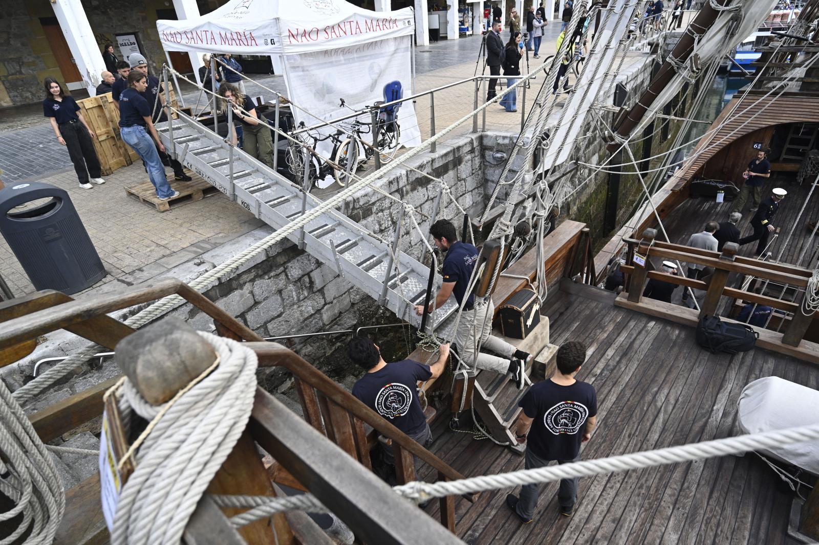 La Nao Santa María abre sus puertas al público