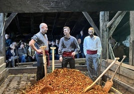 Igartubeiti da por inaugurada su gran 'Sagardo Astea'