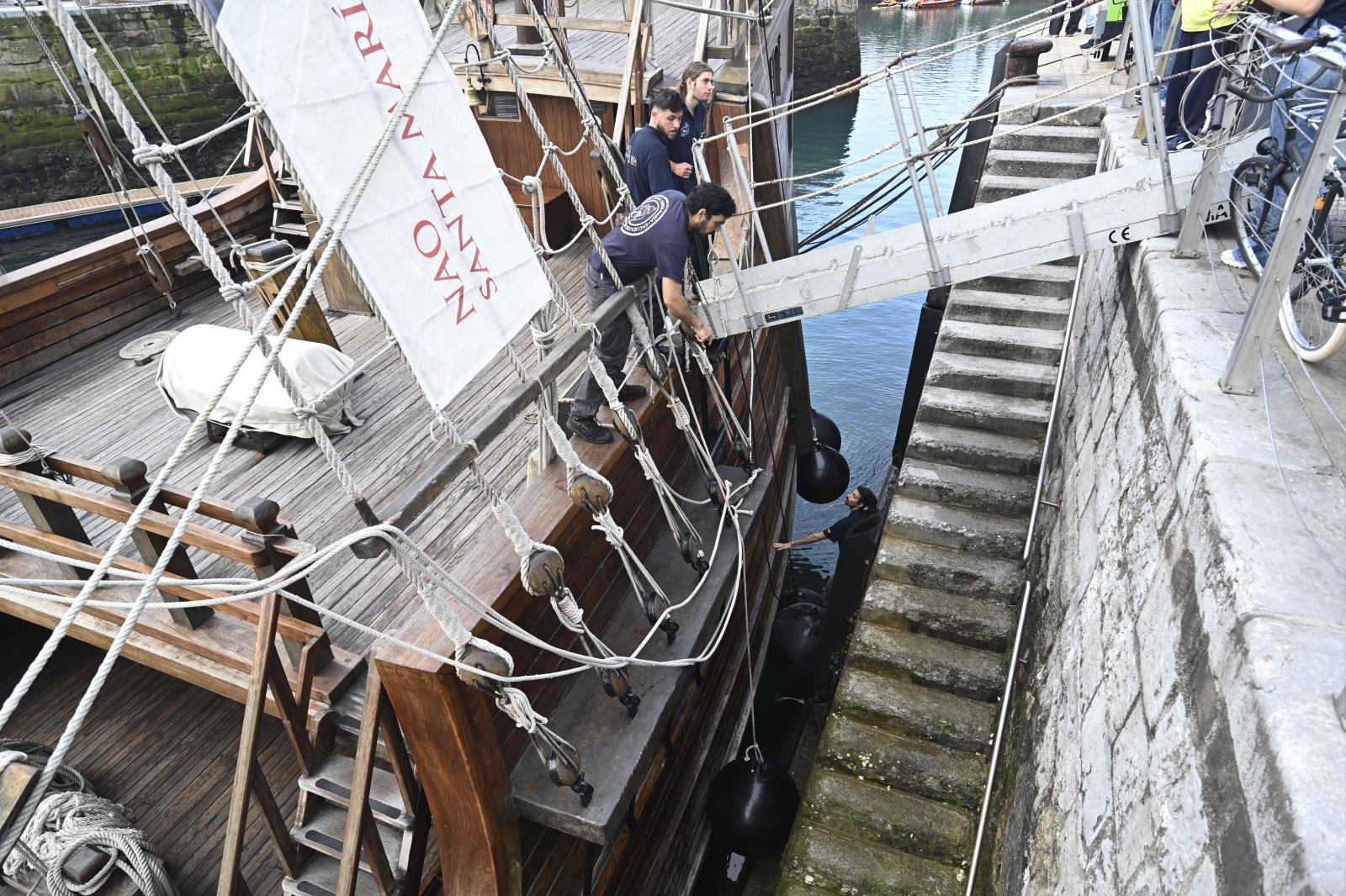 La Nao Santa María abre sus puertas al público