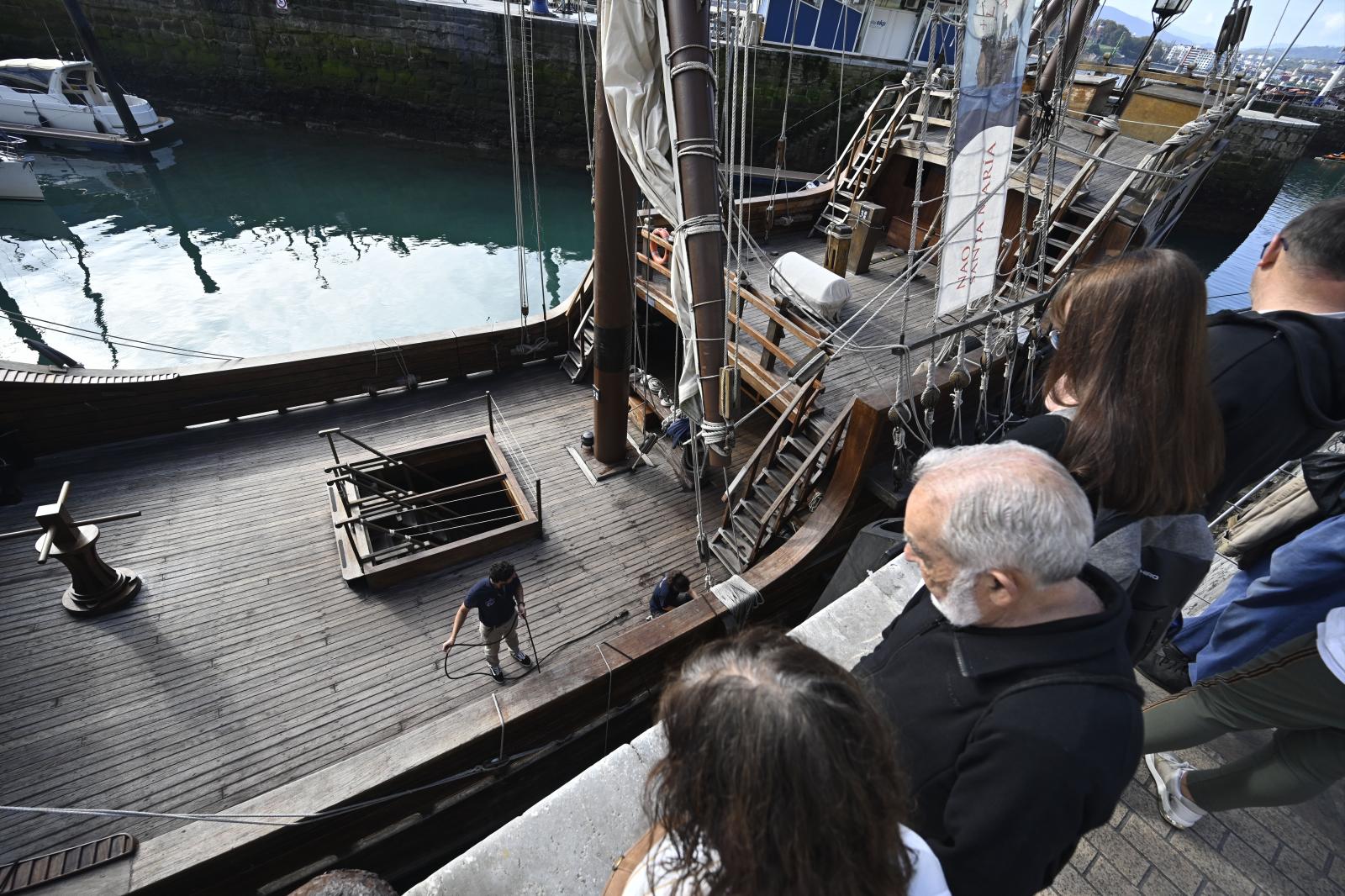 La Nao Santa María abre sus puertas al público