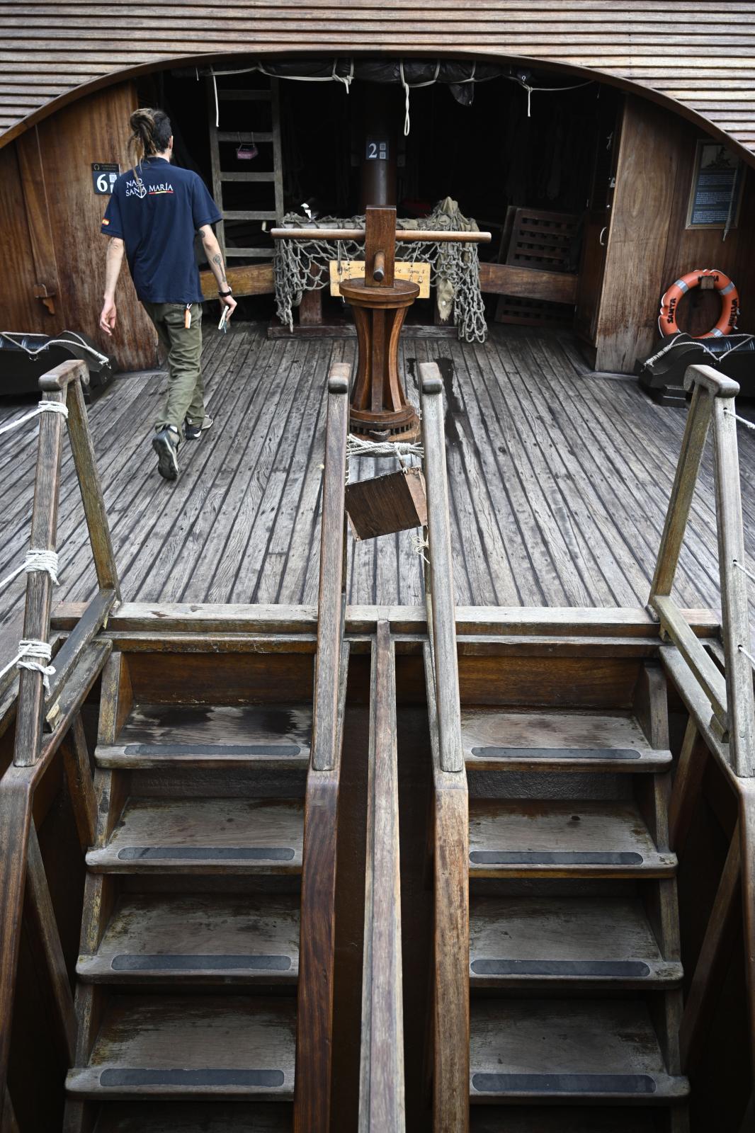 La Nao Santa María abre sus puertas al público