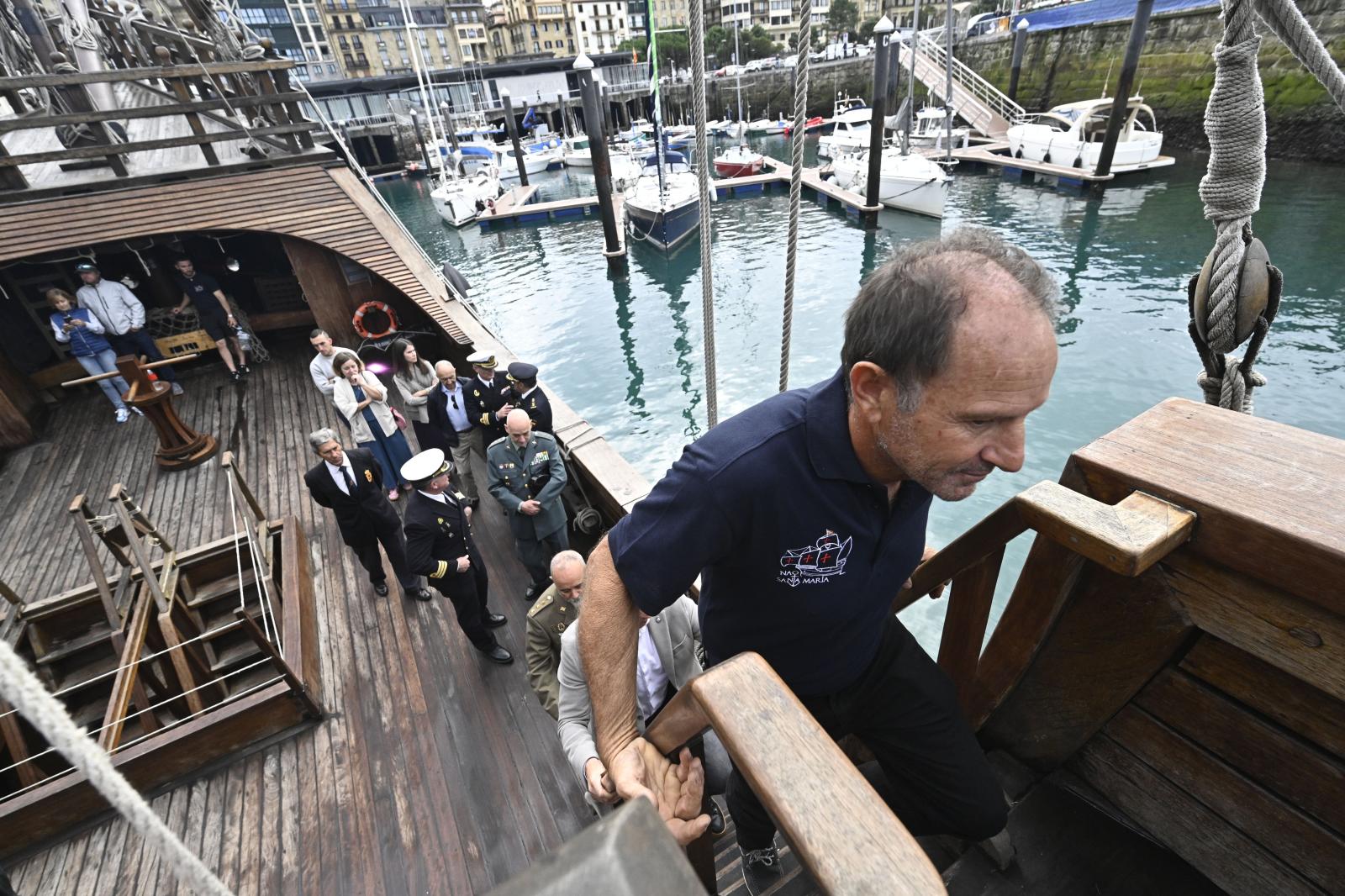 La Nao Santa María abre sus puertas al público