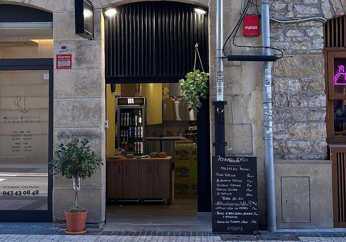 Nuevo local Adamo Easo junto a la plaza Easo de San Sebastián.