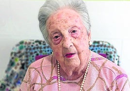 María del Carmen Sarasua siempre ha sido una mujer discreta, constante, fuerte y sabia.