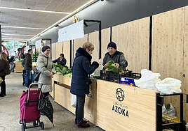 La renovación de la Azoka forma parte del proyecto con el que Zumarraga ha llegado a la final.