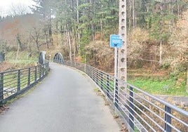 Bidegorri de Azkoitia a Urretxu.