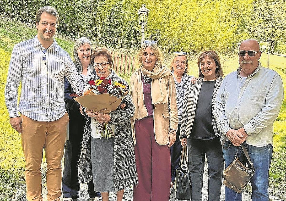 Ángeles Oteo y sus 103 años