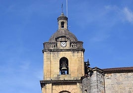 Puesta en  marcha del reloj  de la parroquia