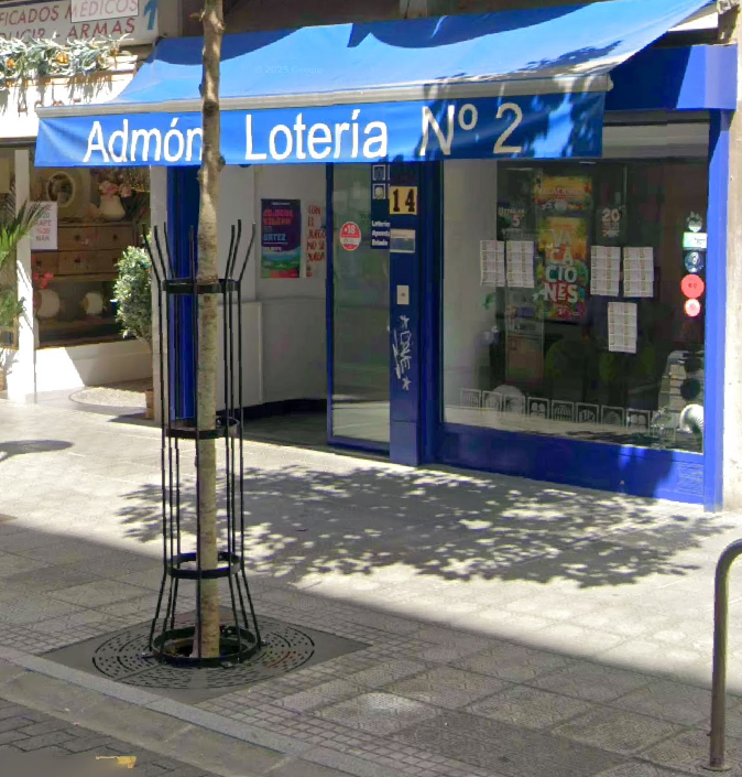 Administración nº 2 de Tolosa, donde cayó el premio.