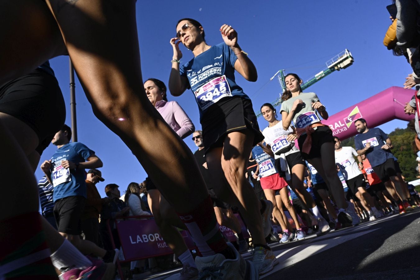 Sol y buen ambiente en el Cross 3 playas