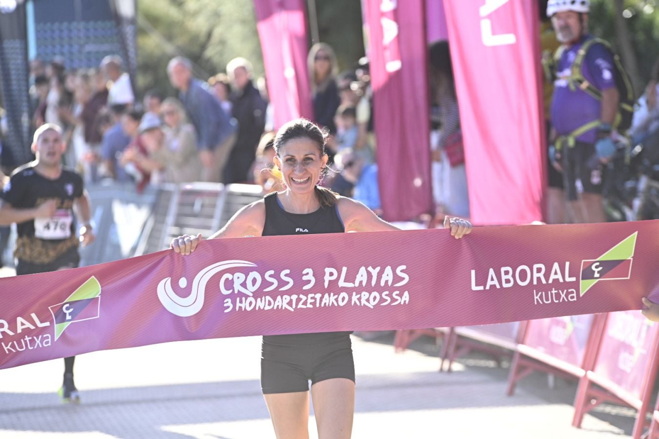 Sol y buen ambiente en el Cross 3 playas