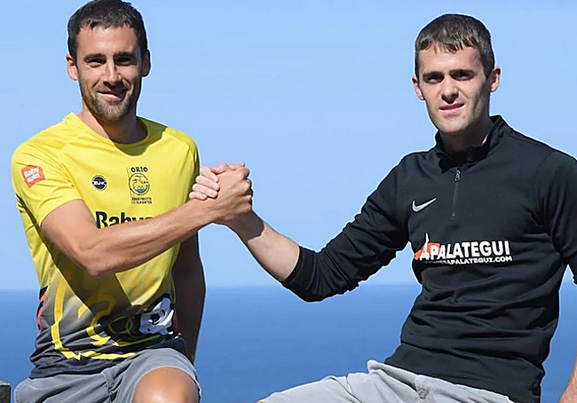 Los hermanos Joritz y Aitor Etxeberria en una imagen de archivo de DV en 2019.