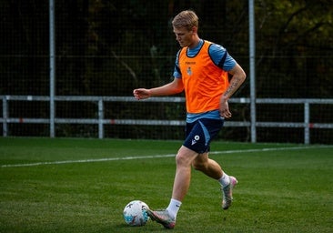 Óskarsson y Aritz, de vuelta con el grupo en Zubieta