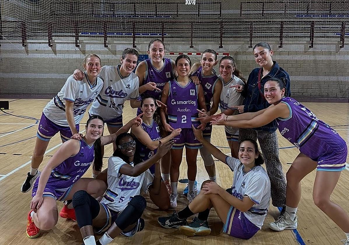 Las chicas del Smartlog Ointxe celebraron en casa su segunda victoria consecutiva.
