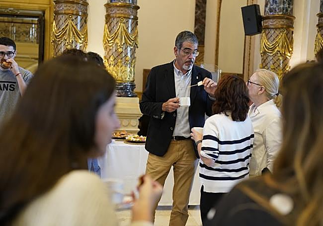Goia, durante el desayuno que ha compartido esta mañana con periodistas.
