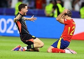 Remiro y Oyarzabal con la selección