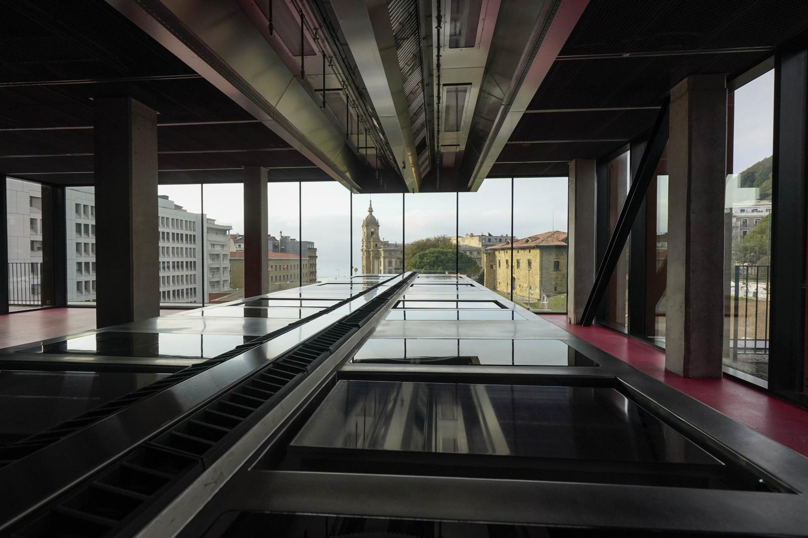 El edificio GOe visto desde dentro