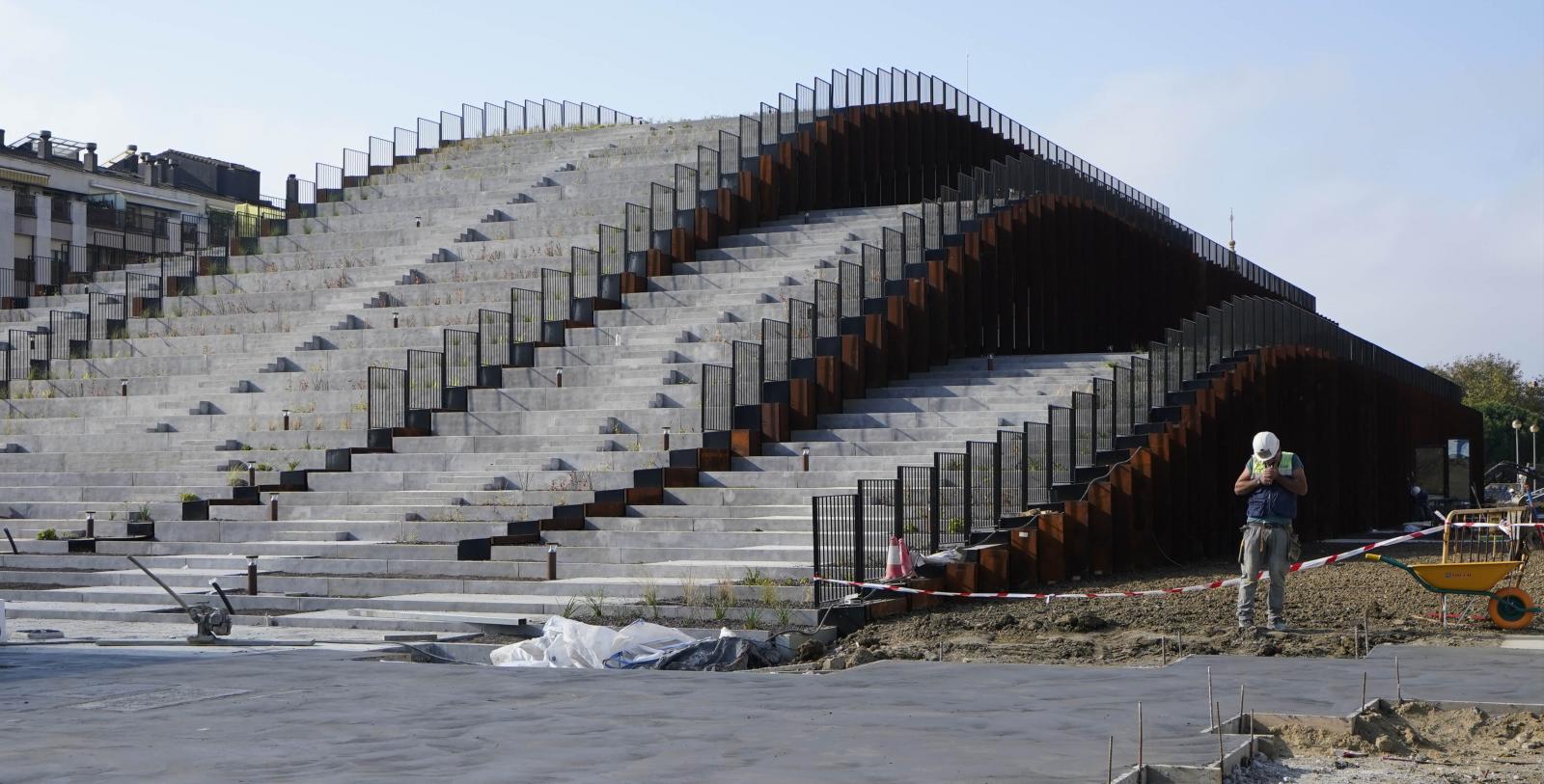 El edificio GOe visto desde dentro