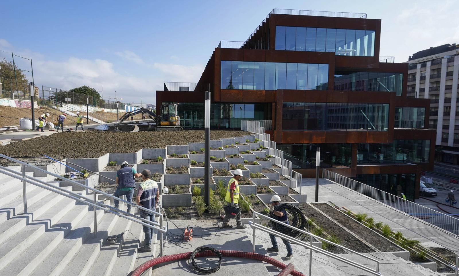 El edificio GOe visto desde dentro