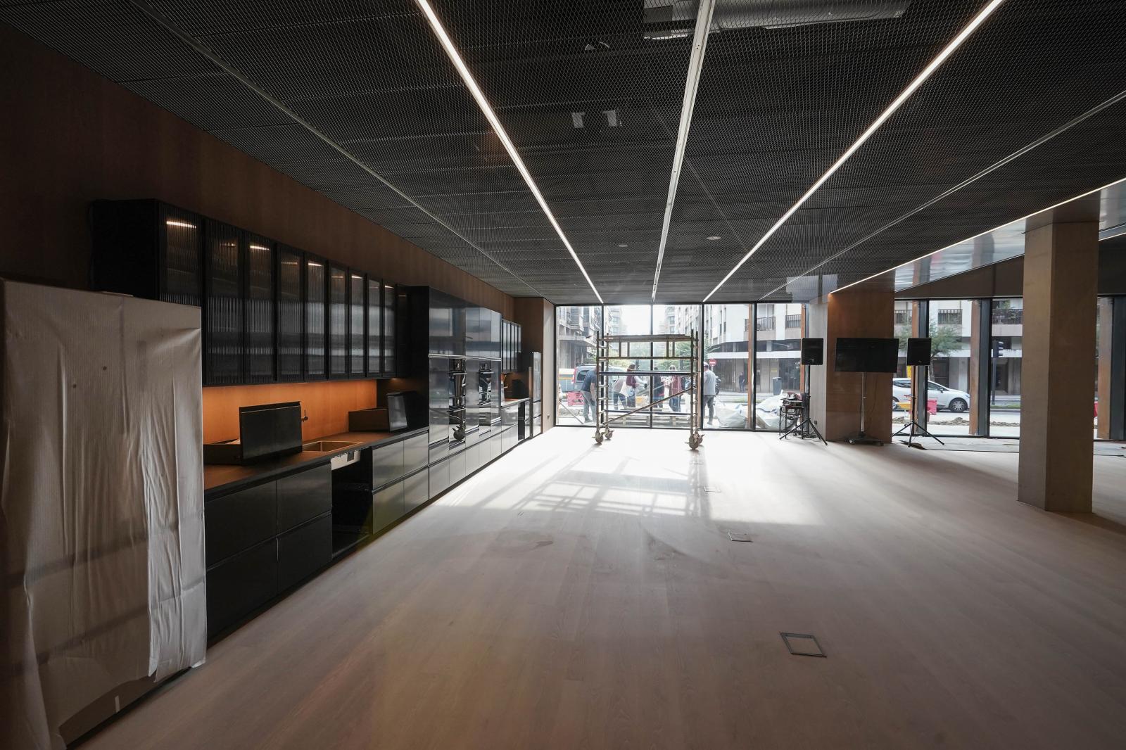 El edificio GOe visto desde dentro