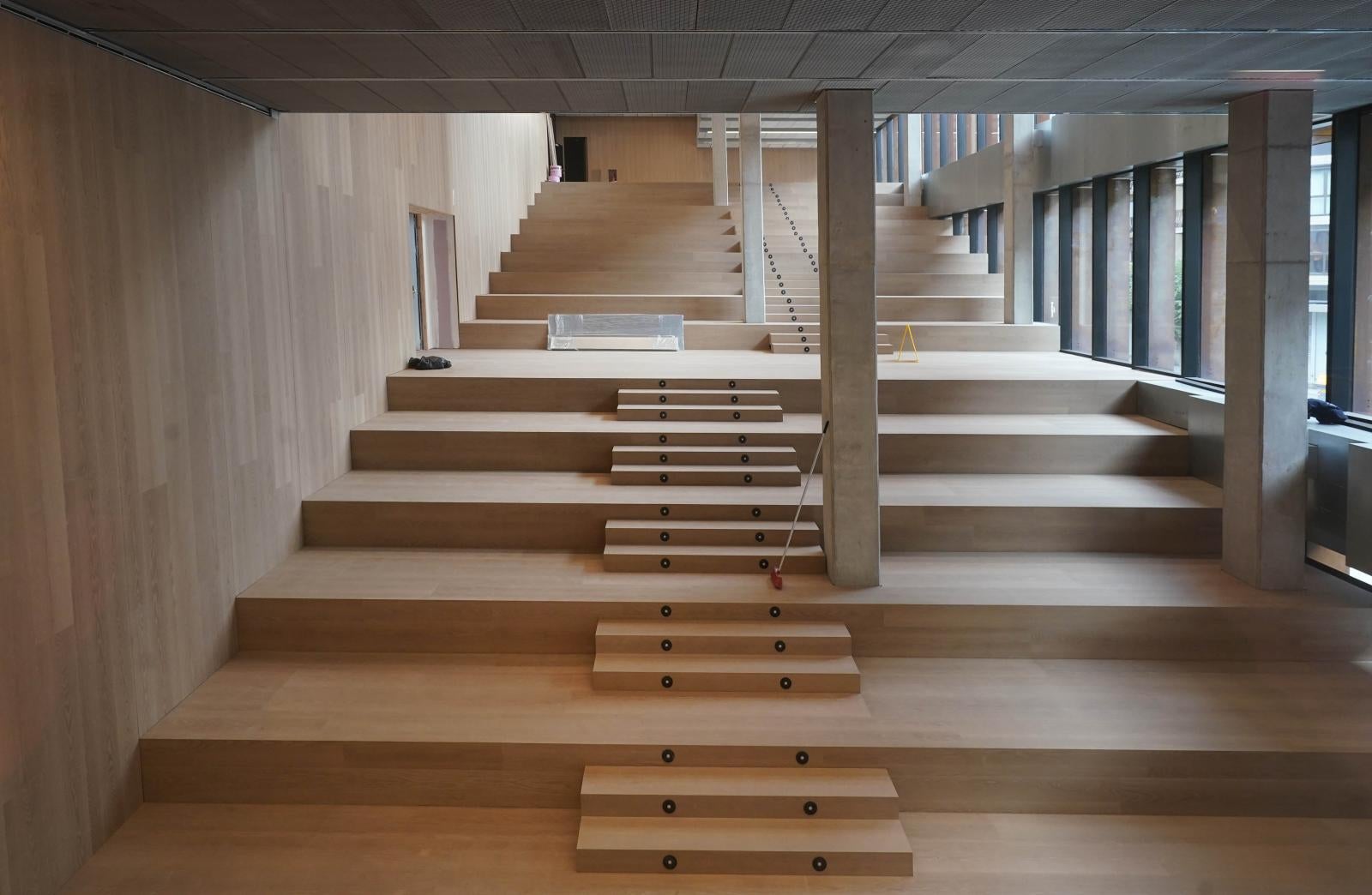 El edificio GOe visto desde dentro