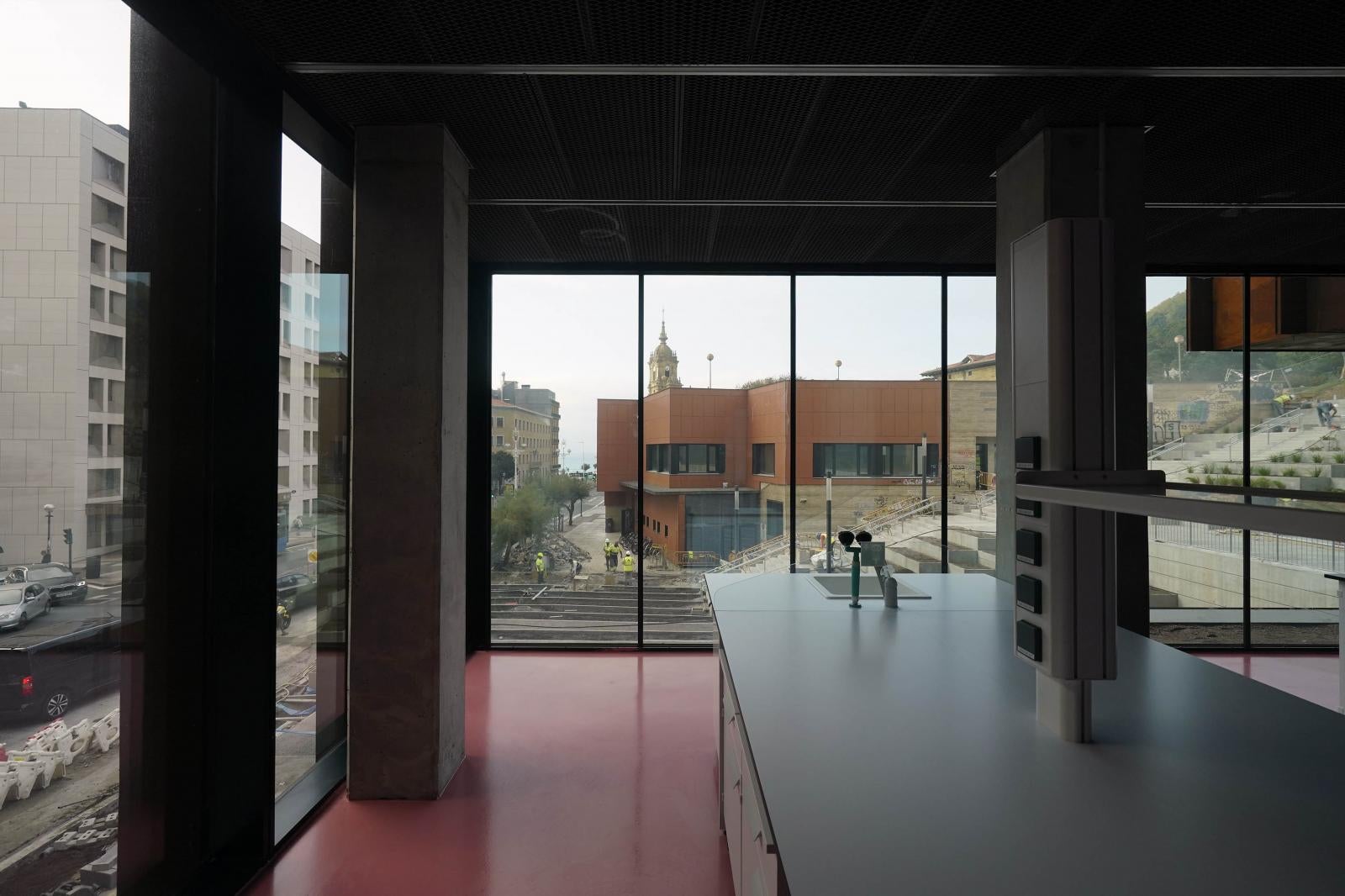 El edificio GOe visto desde dentro