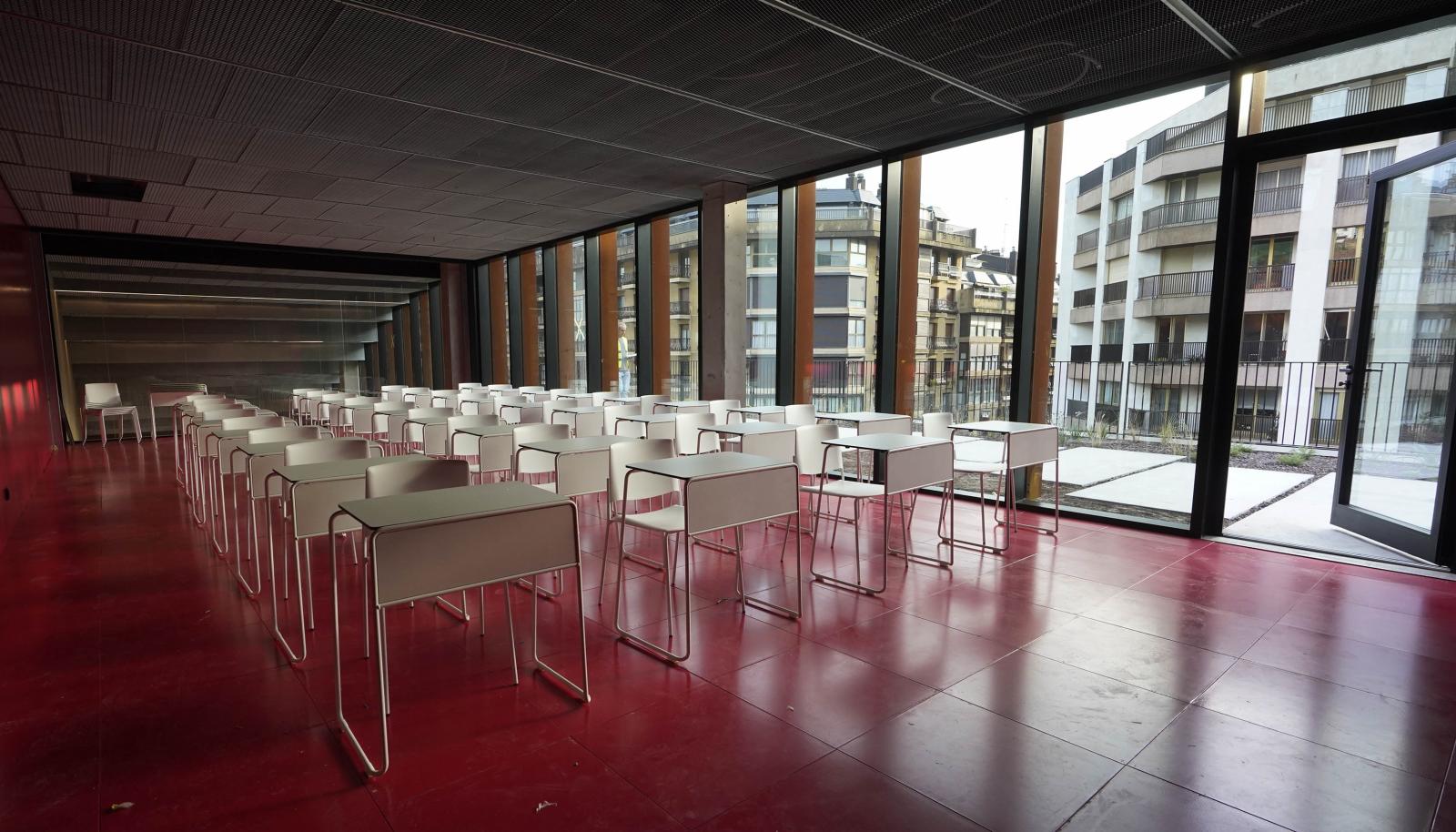 El edificio GOe visto desde dentro