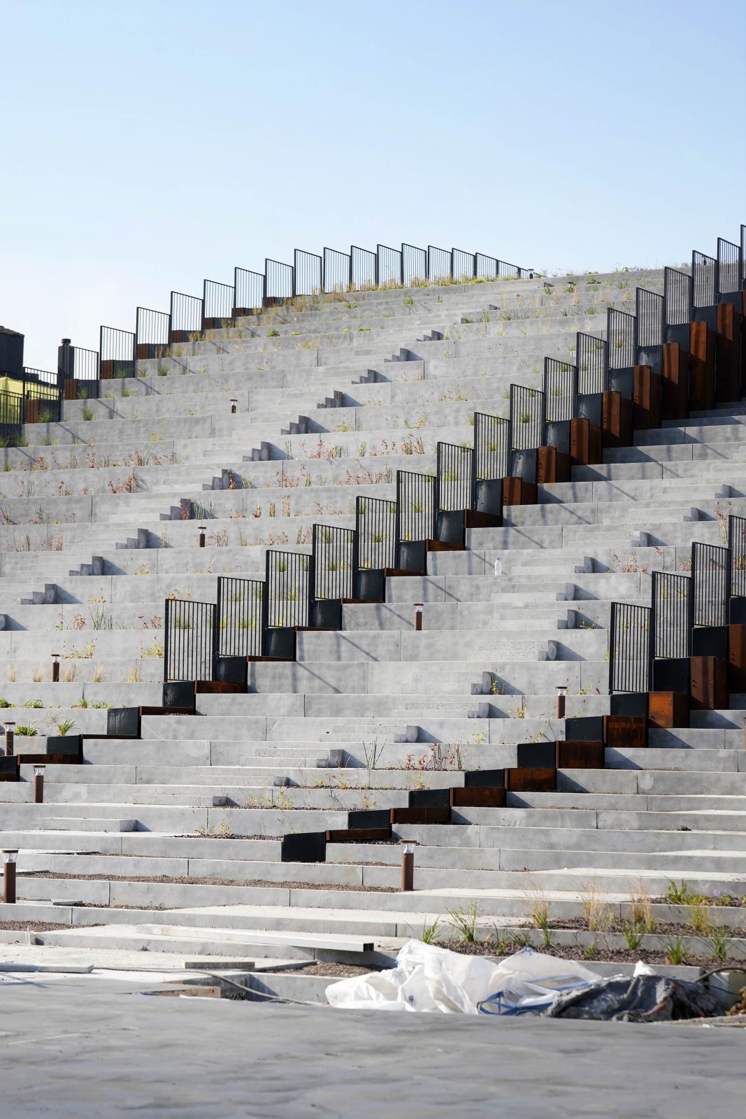 El edificio GOe visto desde dentro