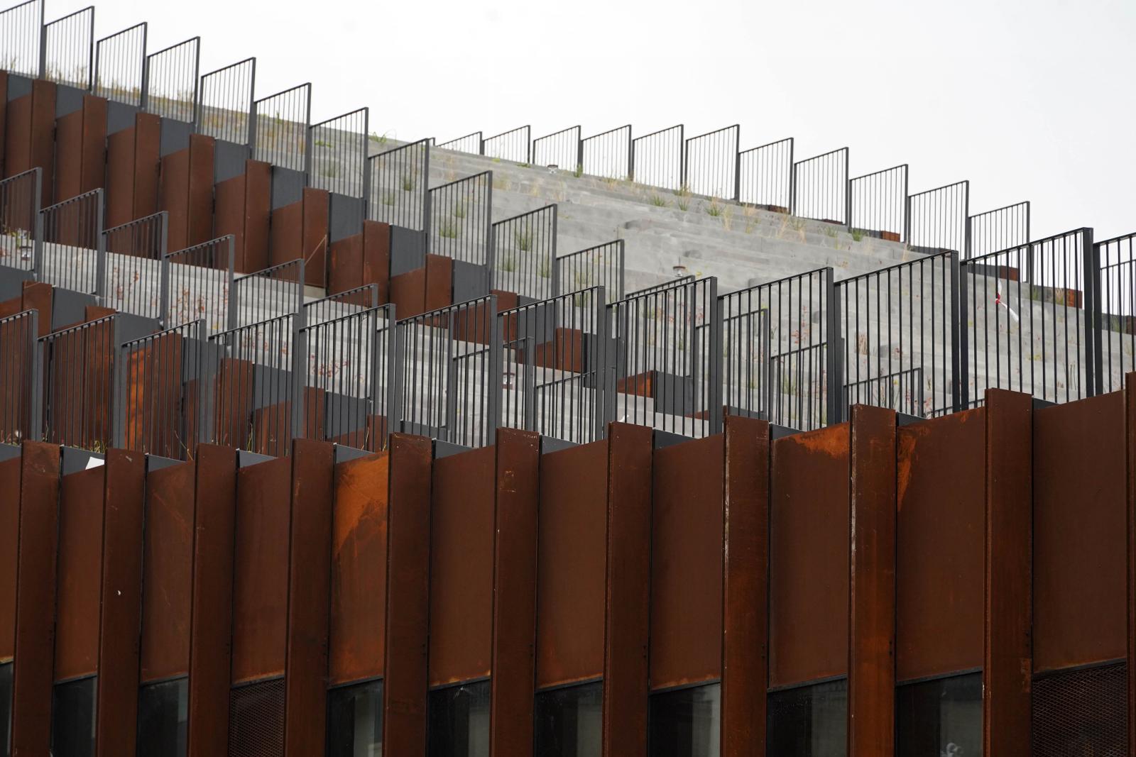 El edificio GOe visto desde dentro