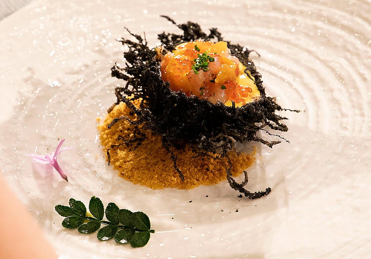 Falso Erizo de Mar» de La Perla, finalista en el XX Campeonato de Pintxos de Euskadi y Navarra