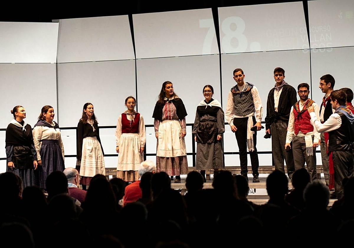 El coro A Tempo de Donostia, ganador de la edición anterior.