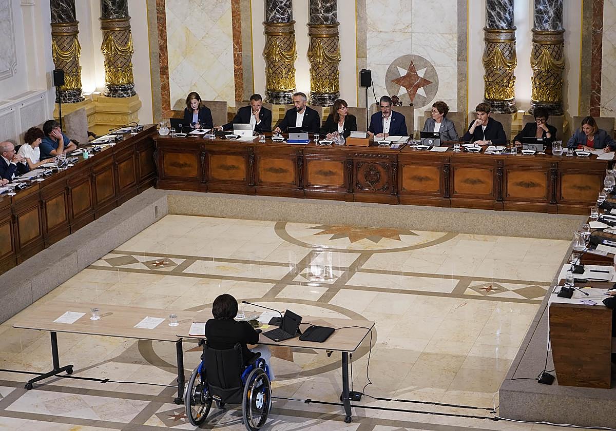 El pleno de despedida de Goia en el Ayuntamiento de Donostia.