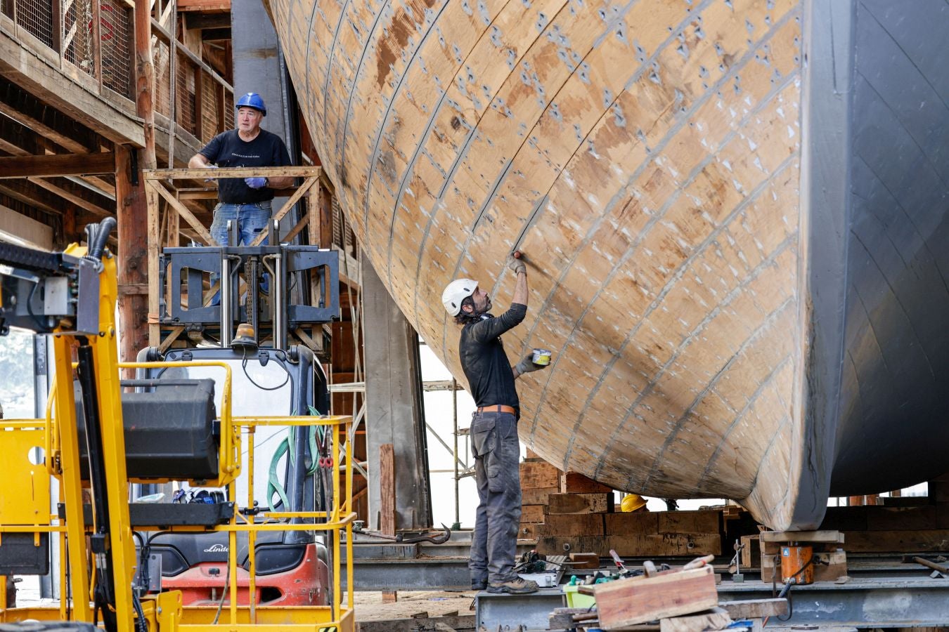 Así se prepara la Nao San Juan