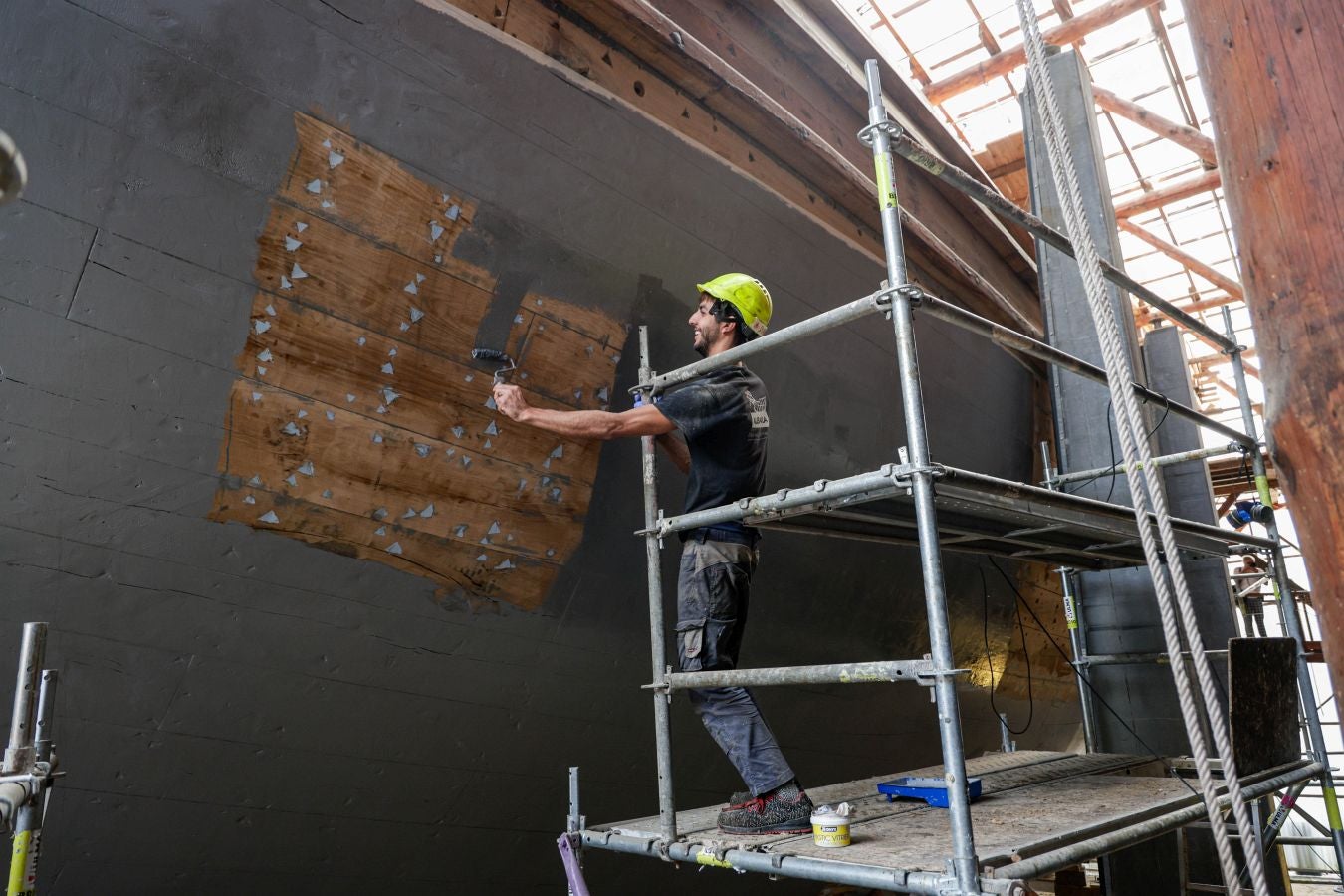 Así se prepara la Nao San Juan