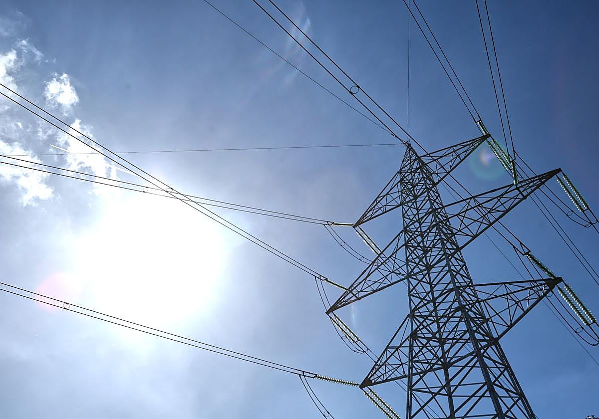 Infraestructura de la subestación eléctrica de Hernani.