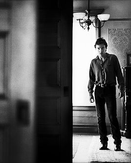 Una de las pocas imágenes existentes de la sesión realizada para el disco.