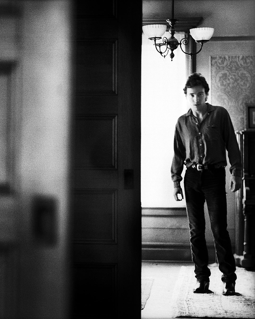 Una de las pocas imágenes existentes de la sesión realizada para el disco.