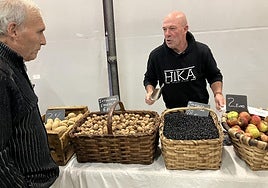 La mesa de Aizpuru con sus espectaculares alubias.