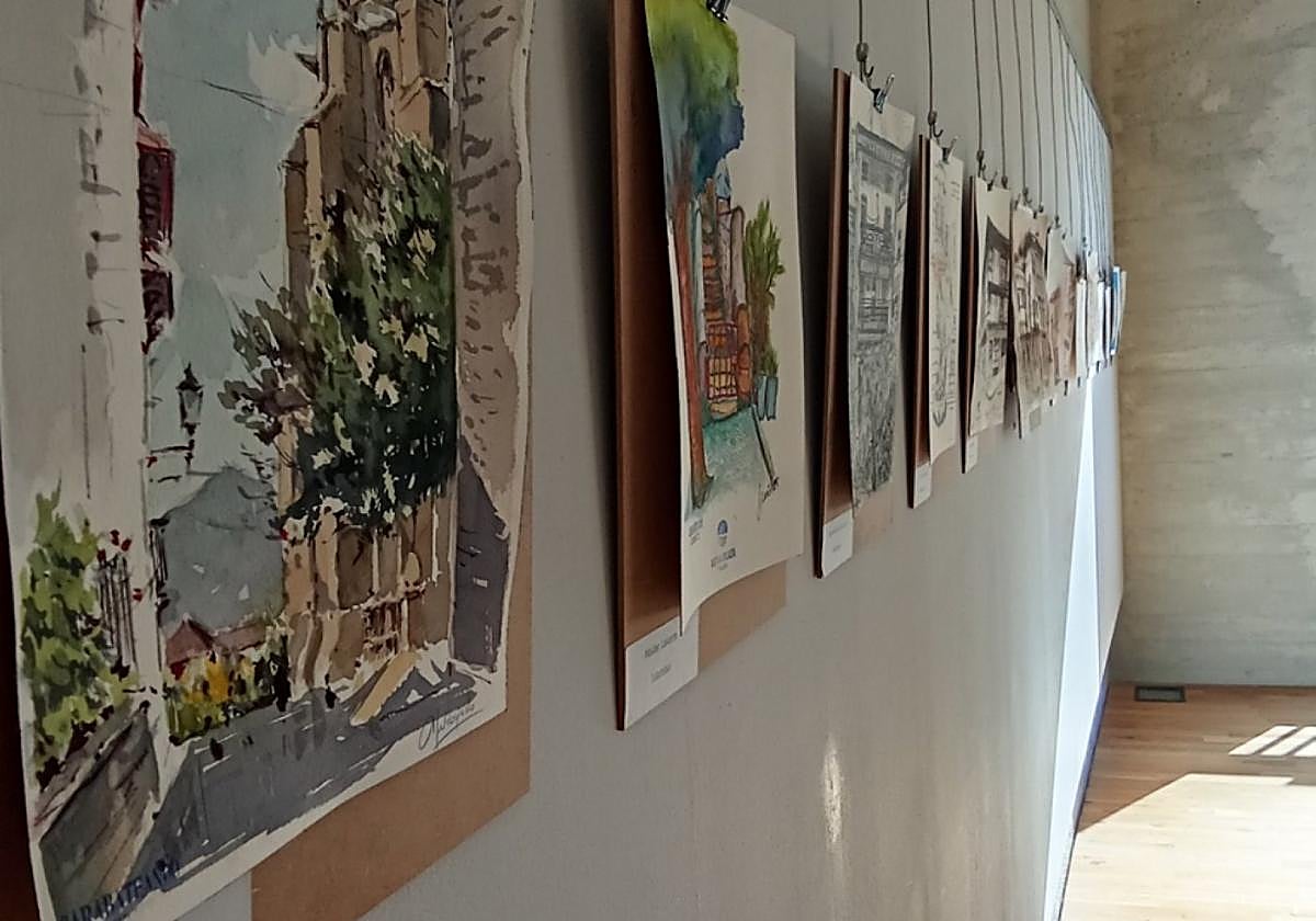 Exposición. Los trabajos están expuestos en Arma Plaza hasta el 31 de octubre.