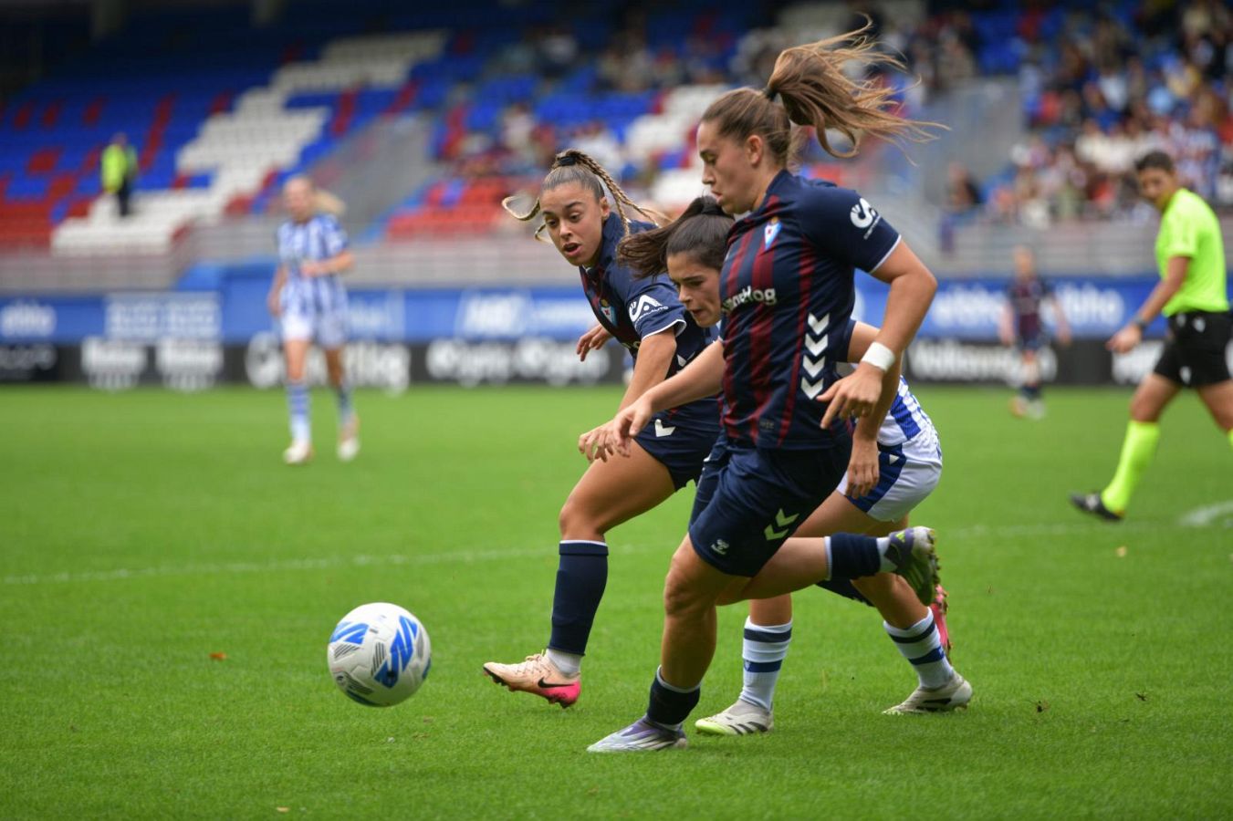 Exhibición de la Real en el derbi