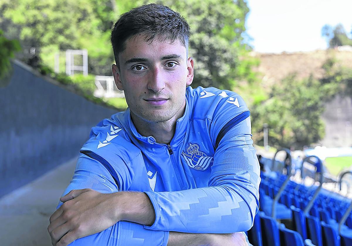 Gorrotxategi posa en Zubieta para este periódico